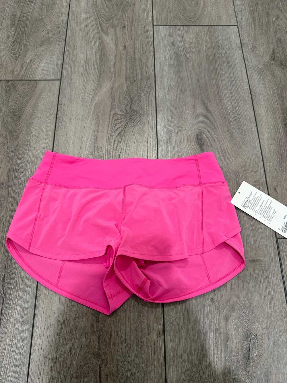 Lululemon Speed Up Low-Rise Short 2.5” Lined – Hot Pink – Size 6 – NWT - Picture 2 of 4